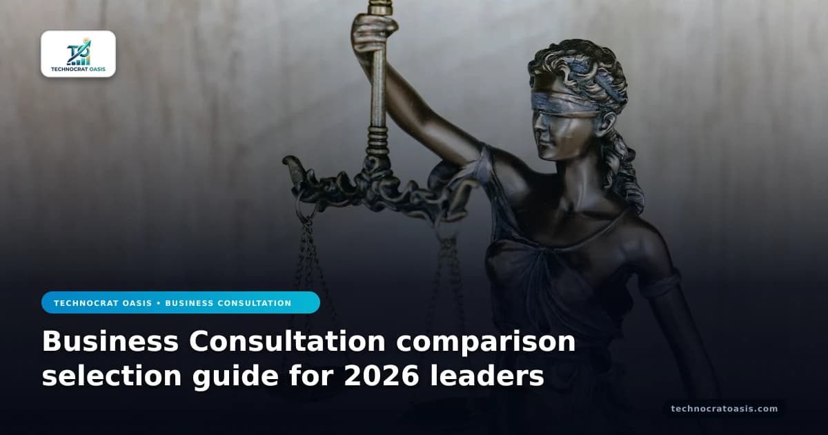Business Consultation comparison selection guide for 2026 leaders