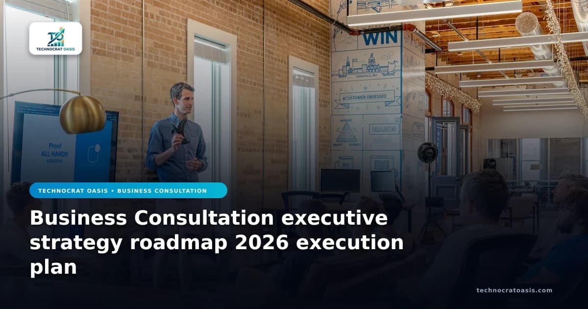 Business Consultation executive strategy roadmap 2026 execution plan
