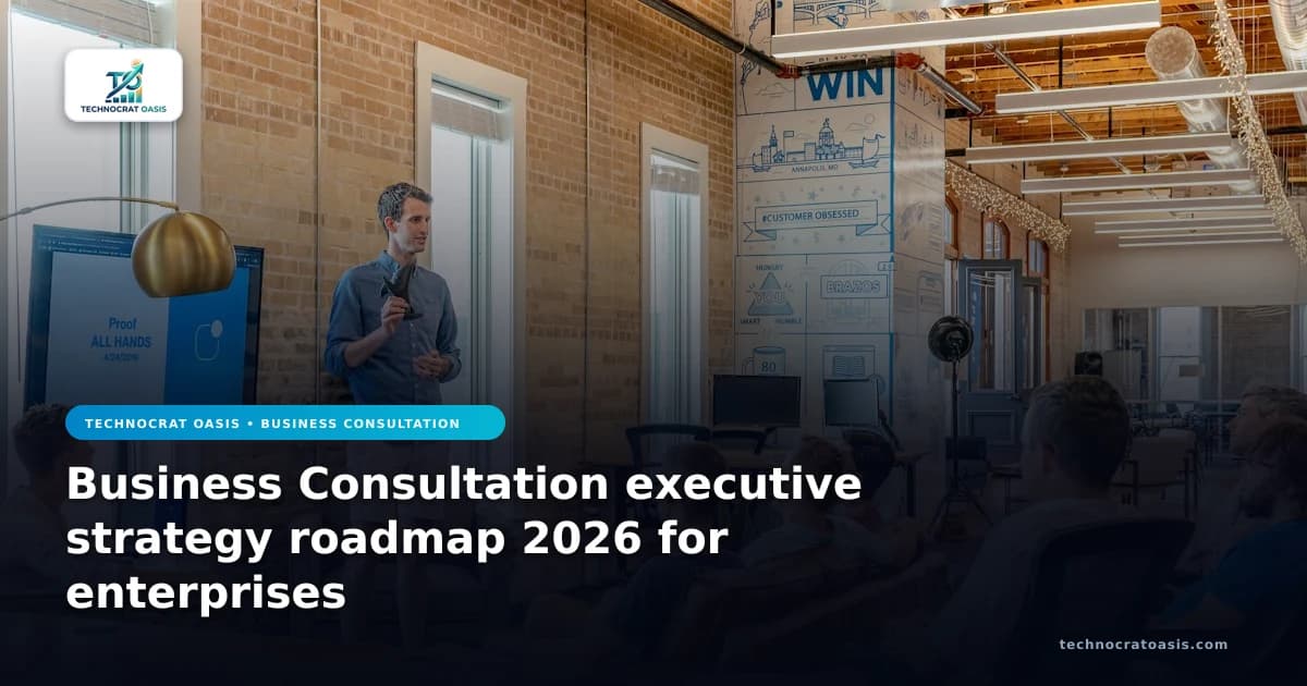 Business Consultation executive strategy roadmap 2026 for enterprises