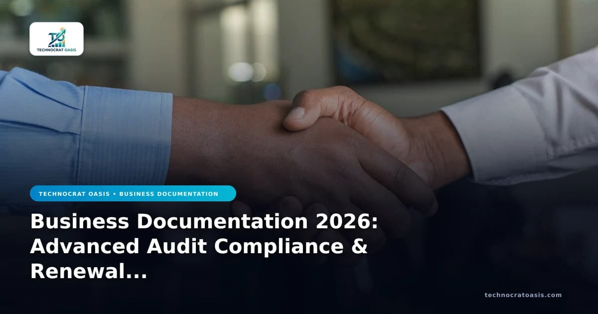 Business Documentation 2026: Advanced Audit Compliance & Renewal Mastery