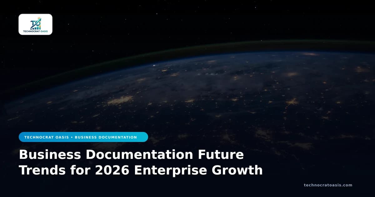 Business Documentation Future Trends for 2026 Enterprise Growth