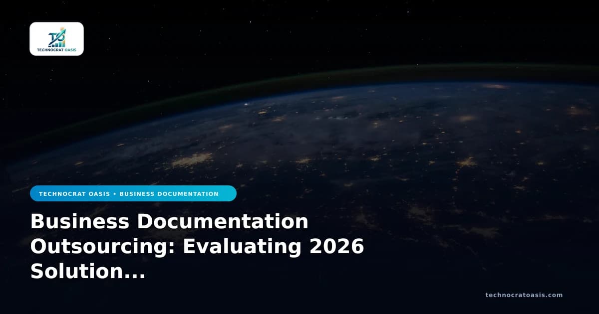 Business Documentation Outsourcing: Evaluating 2026 Solution Partners