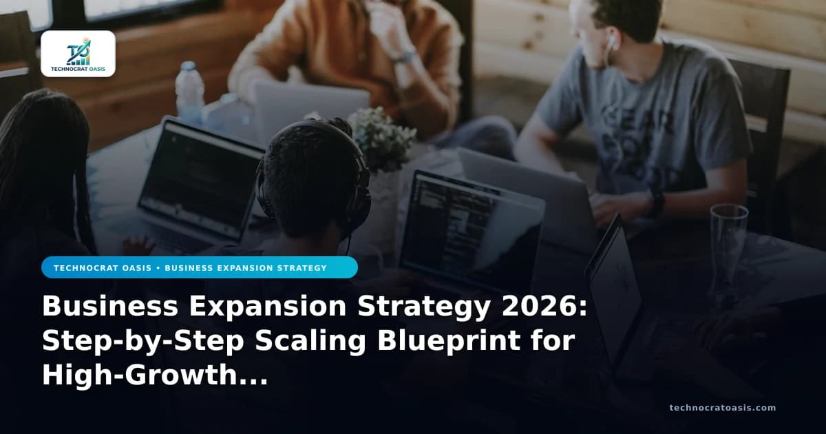 Business Expansion Strategy 2026: Step-by-Step Scaling Blueprint for High-Growth Enterprises