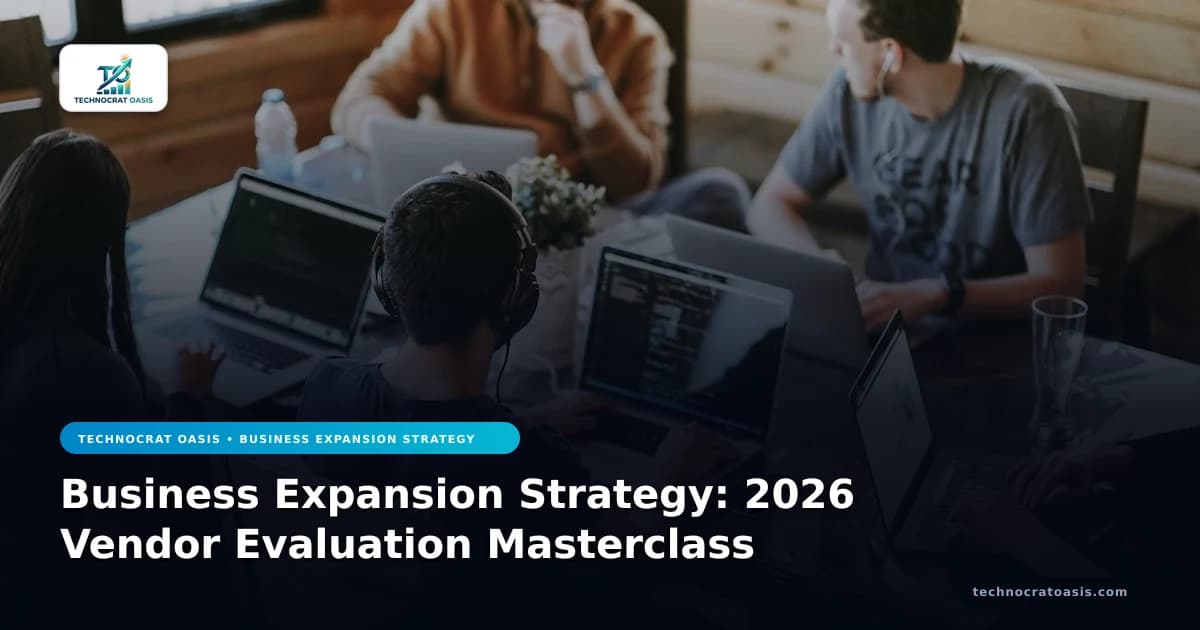 Business Expansion Strategy: 2026 Vendor Evaluation Masterclass