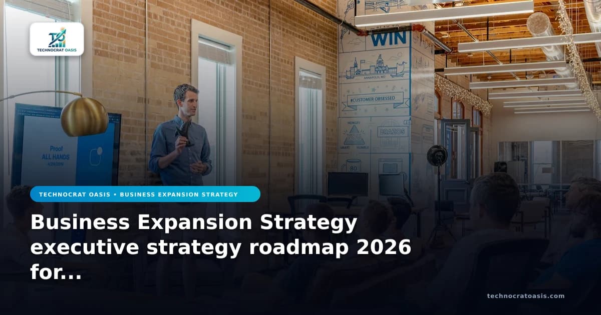 Business Expansion Strategy executive strategy roadmap 2026 for growth