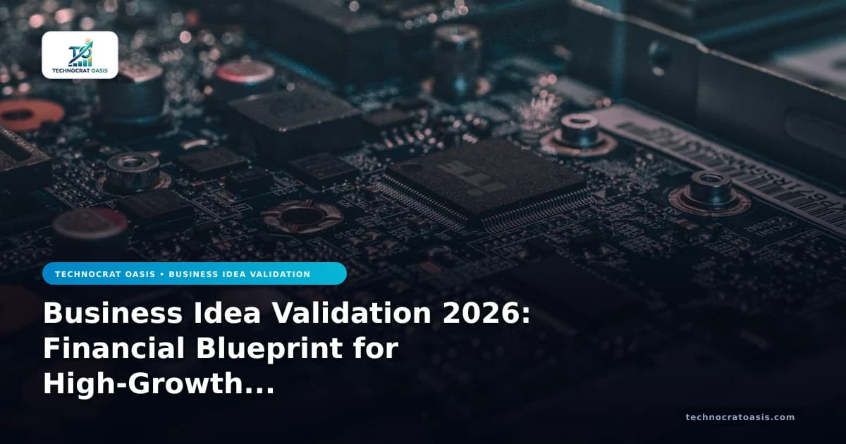 Business Idea Validation 2026: Financial Blueprint for High-Growth Scaling
