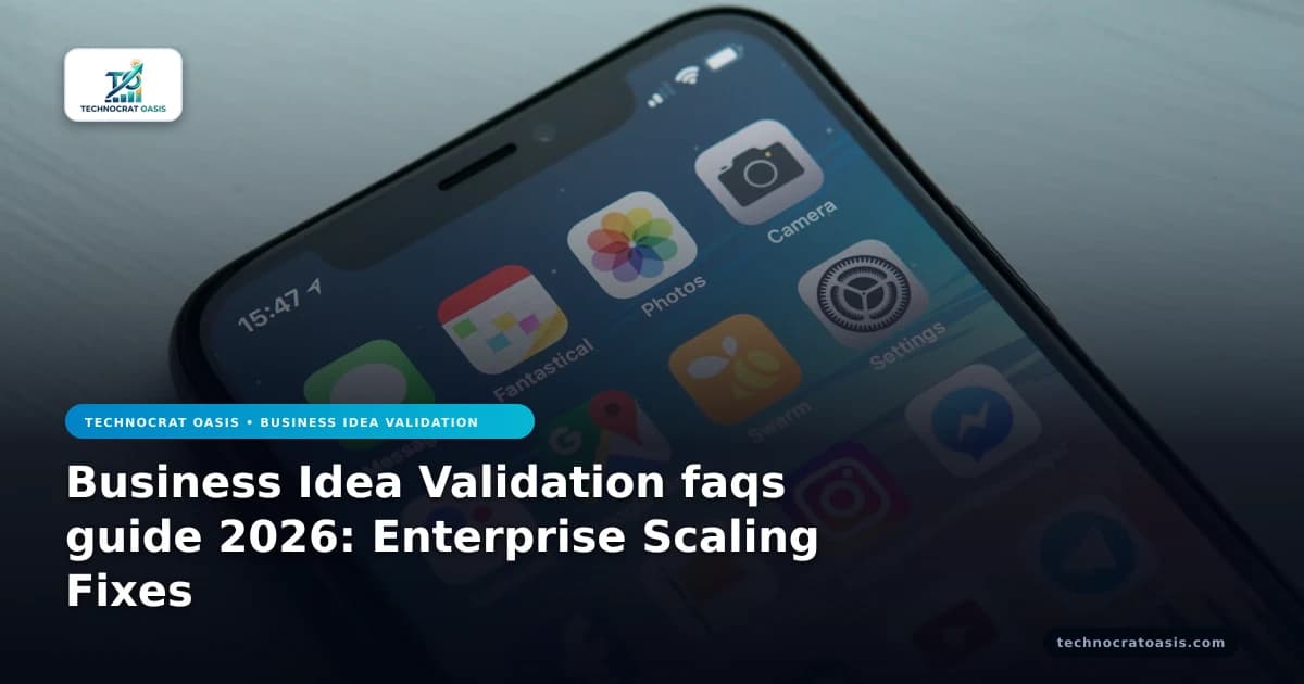 Business Idea Validation faqs guide 2026: Enterprise Scaling Fixes