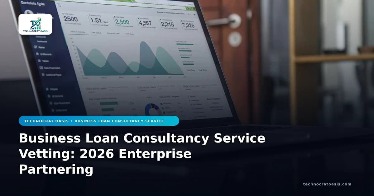 Business Loan Consultancy Service Vetting: 2026 Enterprise Partnering