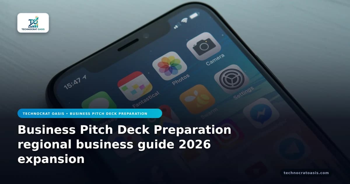 Business Pitch Deck Preparation regional business guide 2026 expansion