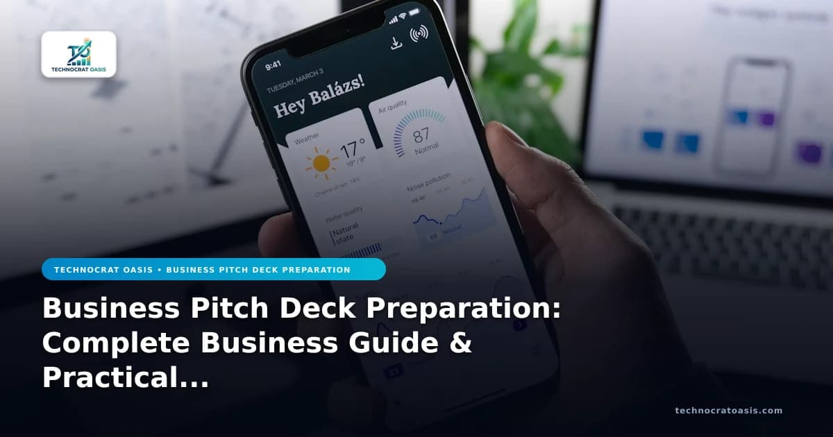 Business Pitch Deck Preparation: Complete Business Guide & Practical Roadmap (2026)