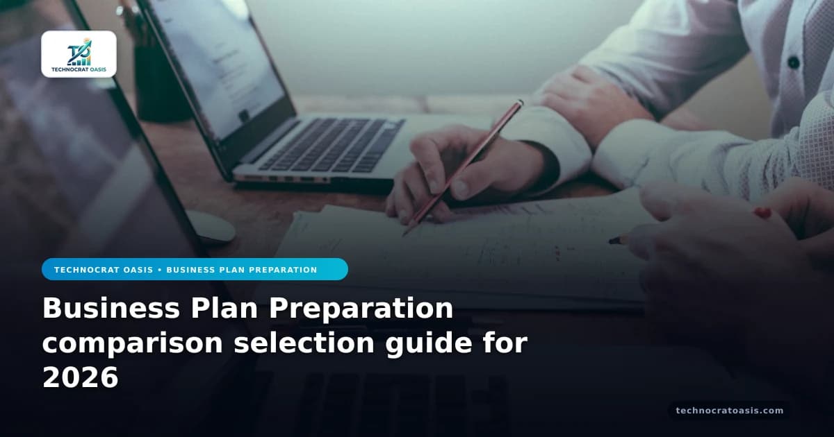 Business Plan Preparation comparison selection guide for 2026