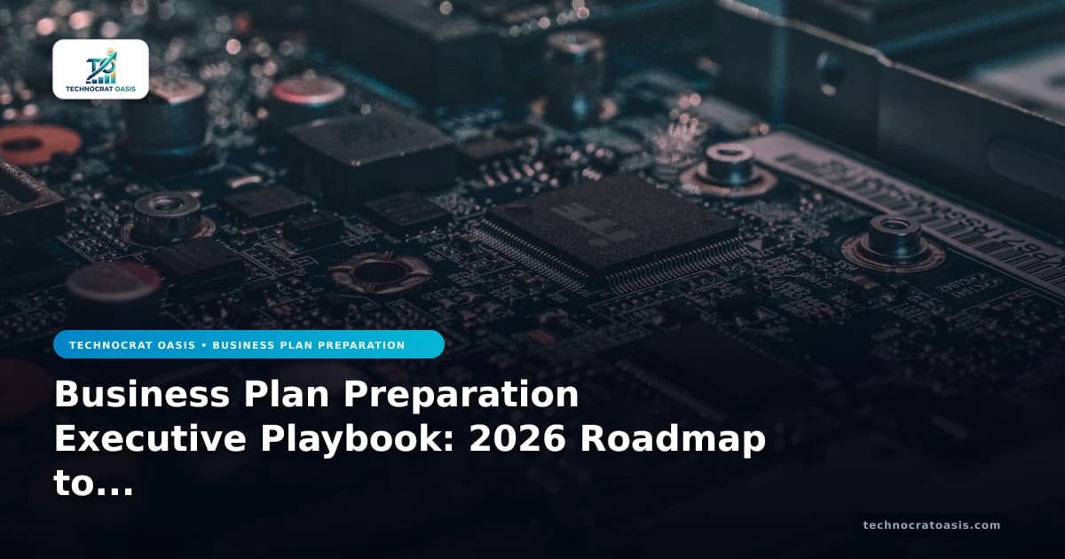 Business Plan Preparation Executive Playbook: 2026 Roadmap to Scale