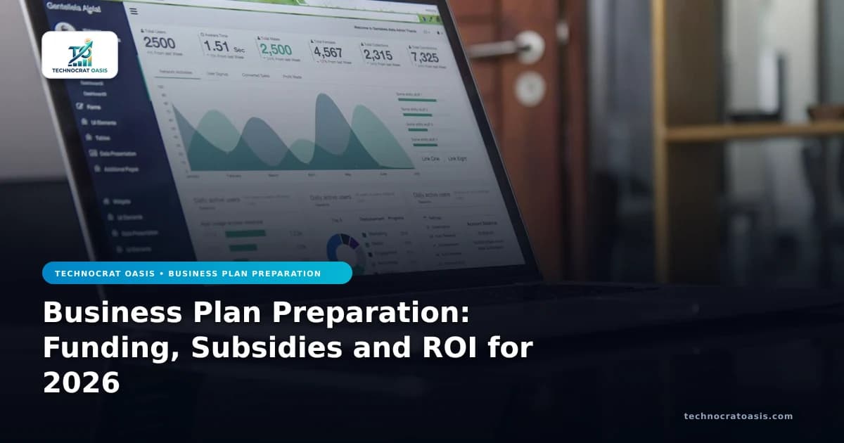 Business Plan Preparation: Funding, Subsidies and ROI for 2026