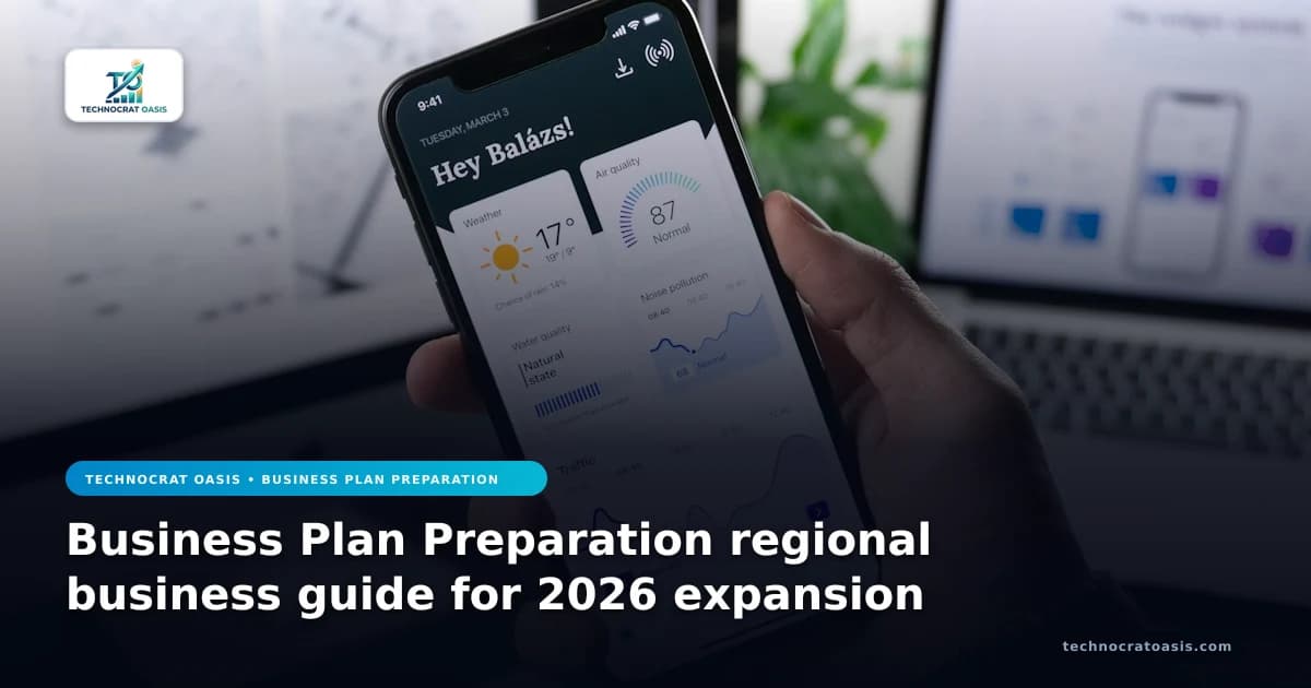 Business Plan Preparation regional business guide for 2026 expansion