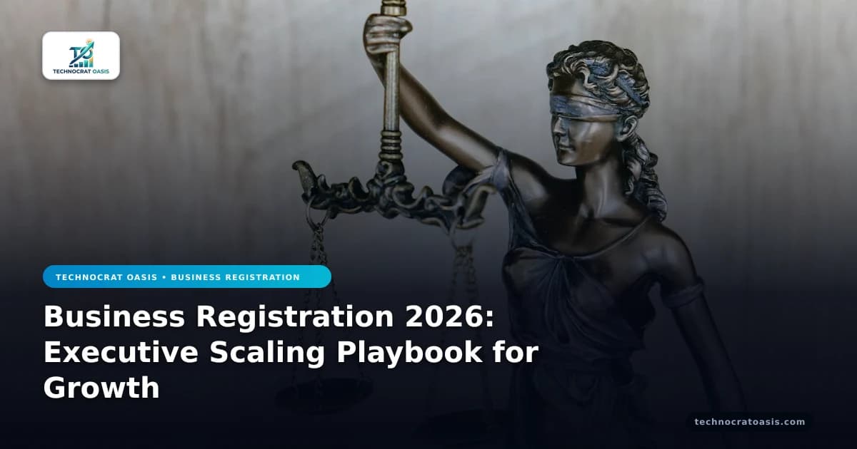 Business Registration 2026: Executive Scaling Playbook for Growth