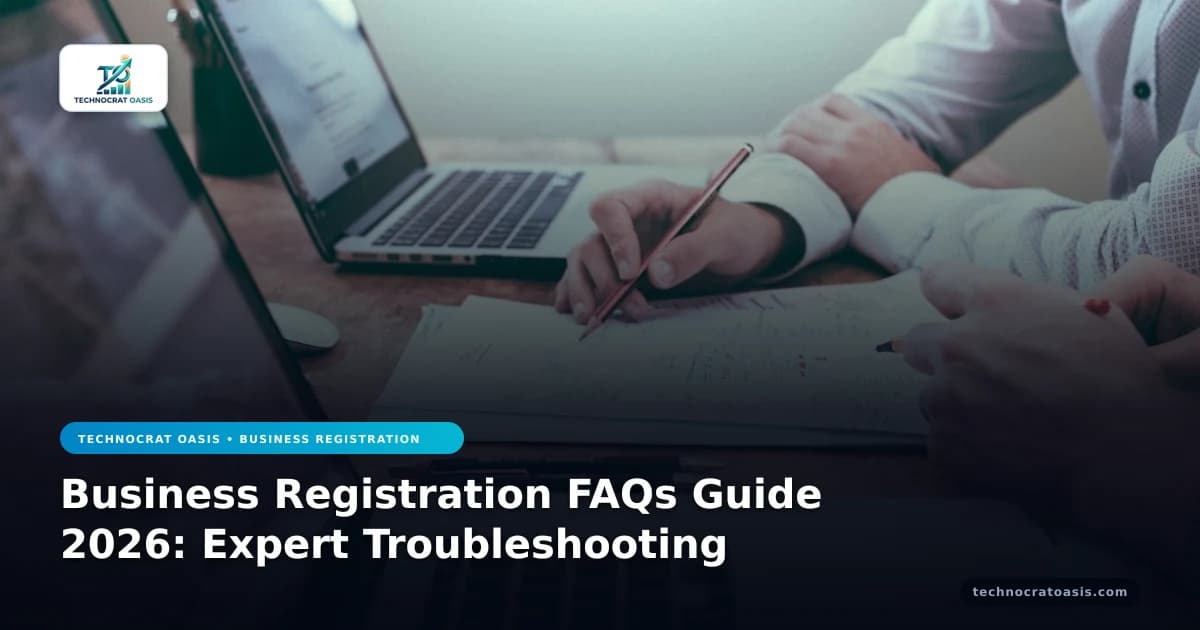 Business Registration FAQs Guide 2026: Expert Troubleshooting