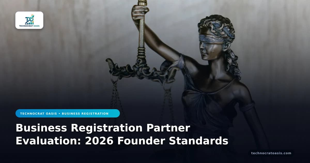 Business Registration Partner Evaluation: 2026 Founder Standards