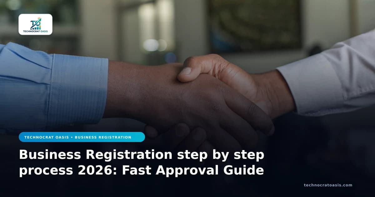 Business Registration step by step process 2026: Fast Approval Guide