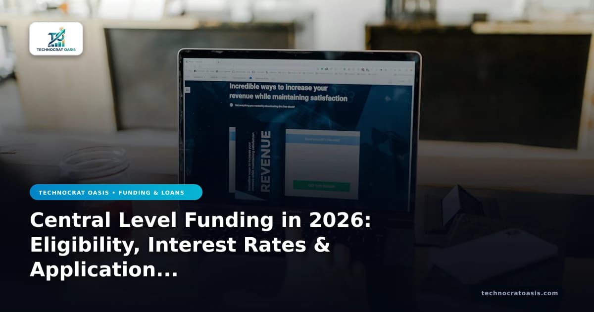 Central Level Funding in 2026: Eligibility, Interest Rates & Application Process