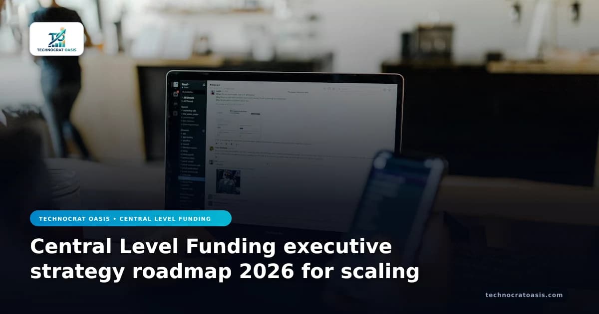 Central Level Funding executive strategy roadmap 2026 for scaling