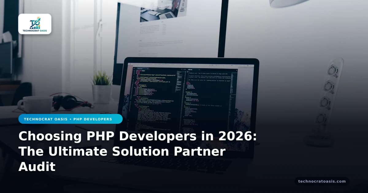 Choosing PHP Developers in 2026: The Ultimate Solution Partner Audit