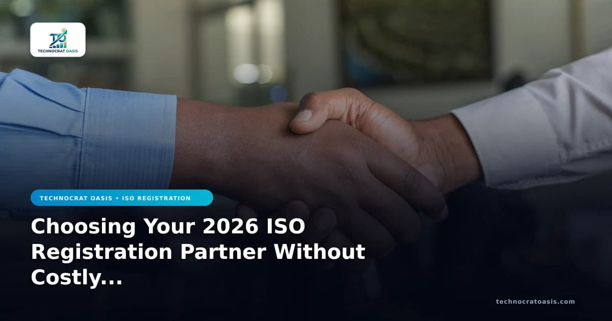 Choosing Your 2026 ISO Registration Partner Without Costly Mistakes