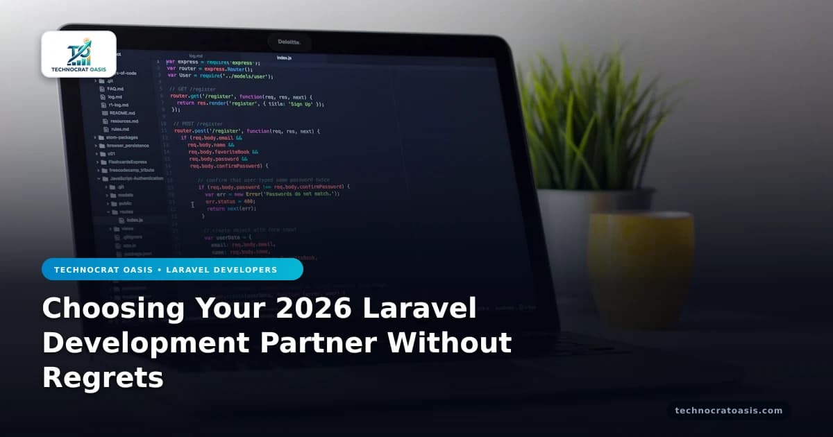 Choosing Your 2026 Laravel Development Partner Without Regrets