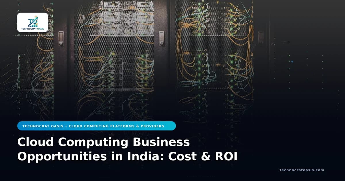 Cloud Computing Business Opportunities in India: Cost & ROI