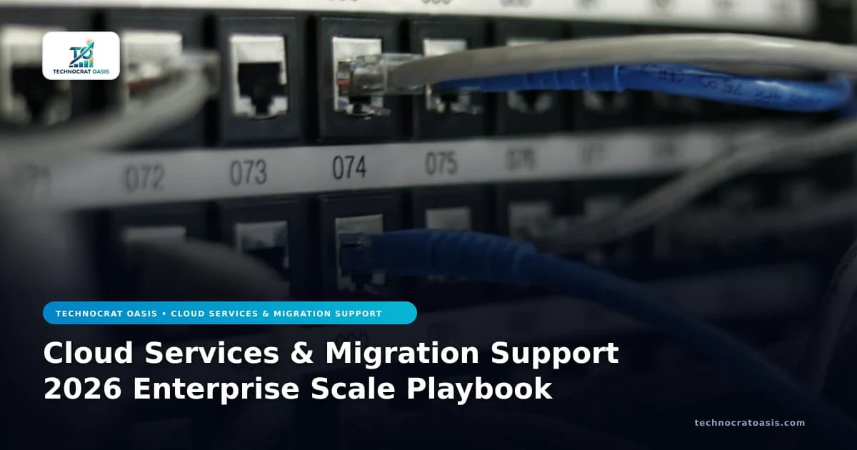 Cloud Services & Migration Support 2026 Enterprise Scale Playbook