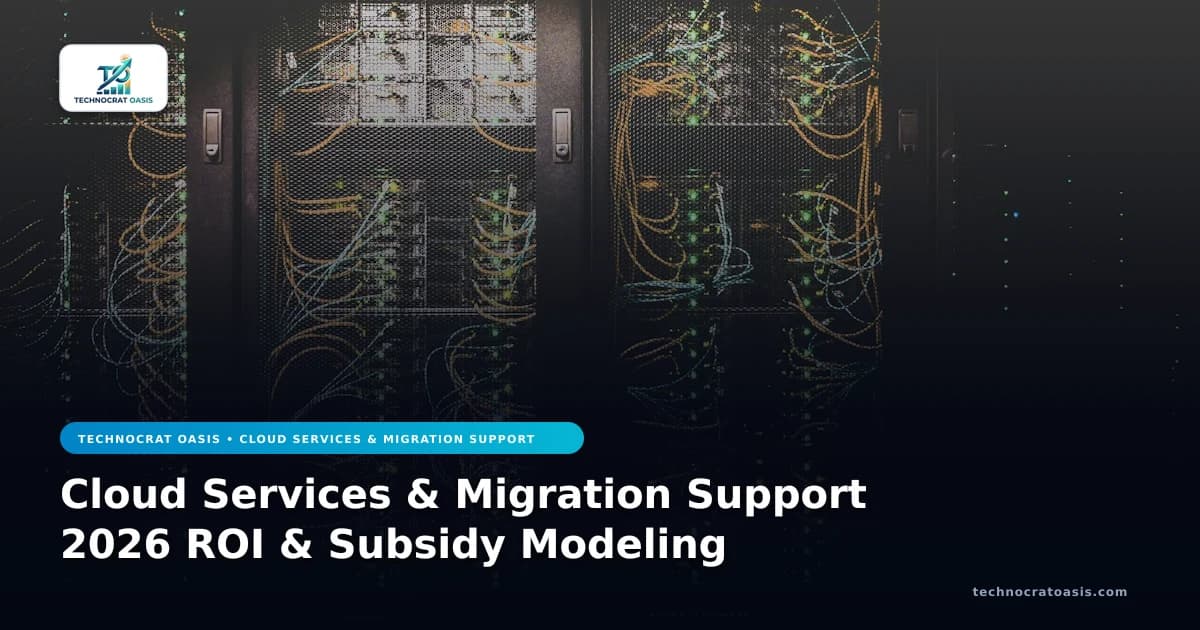 Cloud Services & Migration Support 2026 ROI & Subsidy Modeling