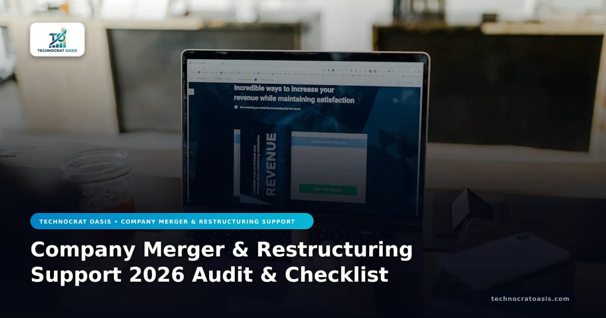 Company Merger & Restructuring Support 2026 Audit & Checklist