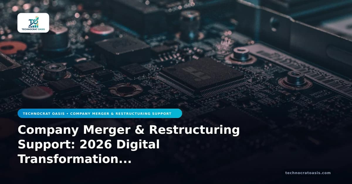 Company Merger & Restructuring Support: 2026 Digital Transformation Playbook for Future Growth