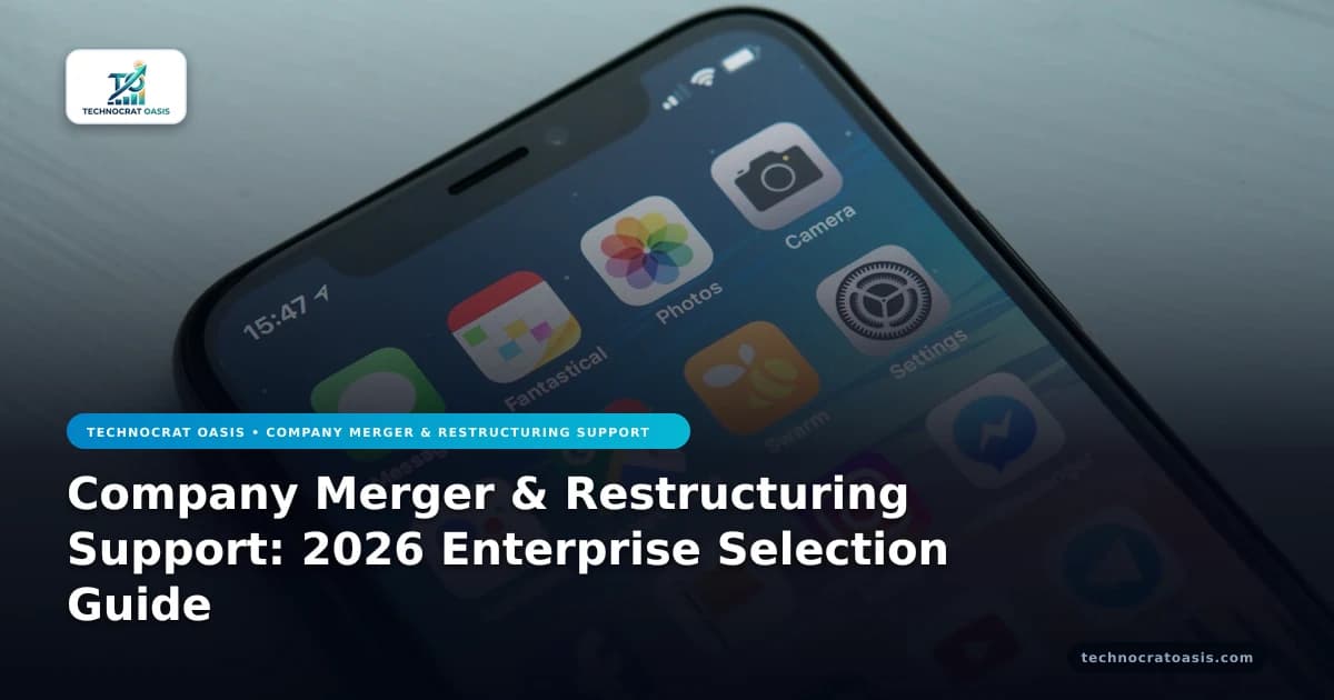Company Merger & Restructuring Support: 2026 Enterprise Selection Guide