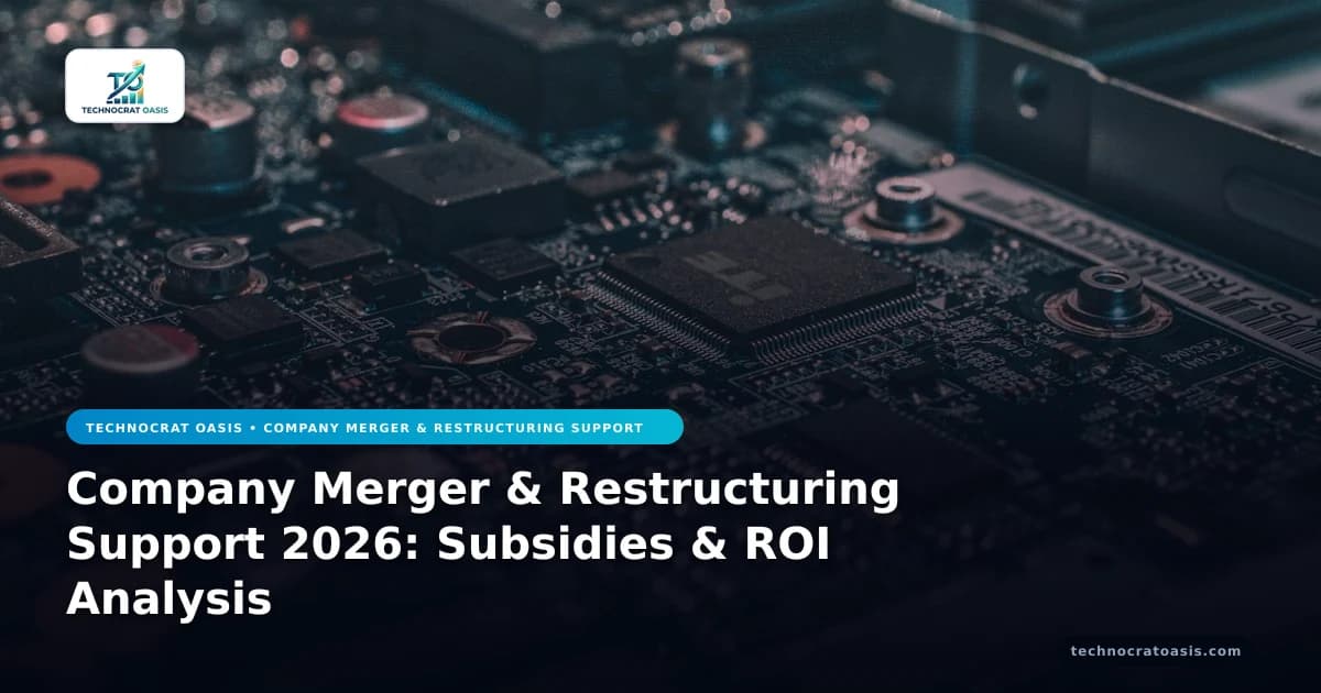 Company Merger & Restructuring Support 2026: Subsidies & ROI Analysis