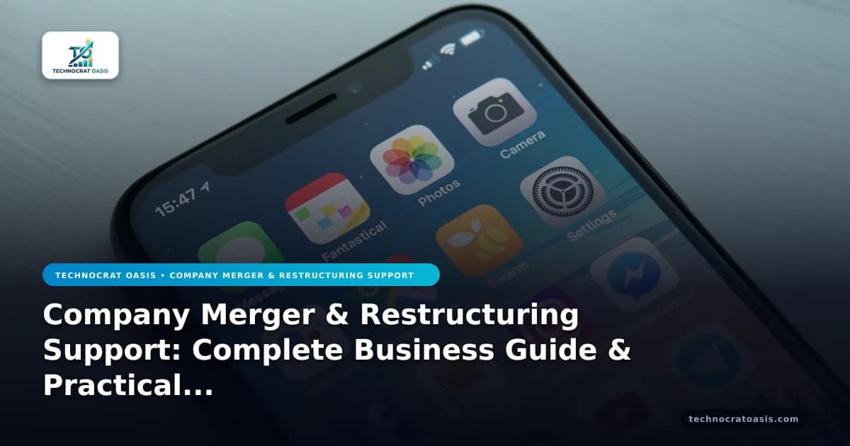 Company Merger & Restructuring Support: Complete Business Guide & Practical Roadmap (2026)