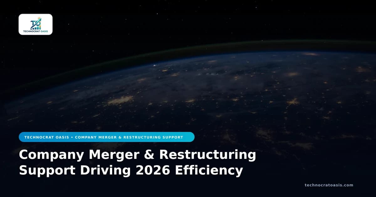 Company Merger & Restructuring Support Driving 2026 Efficiency