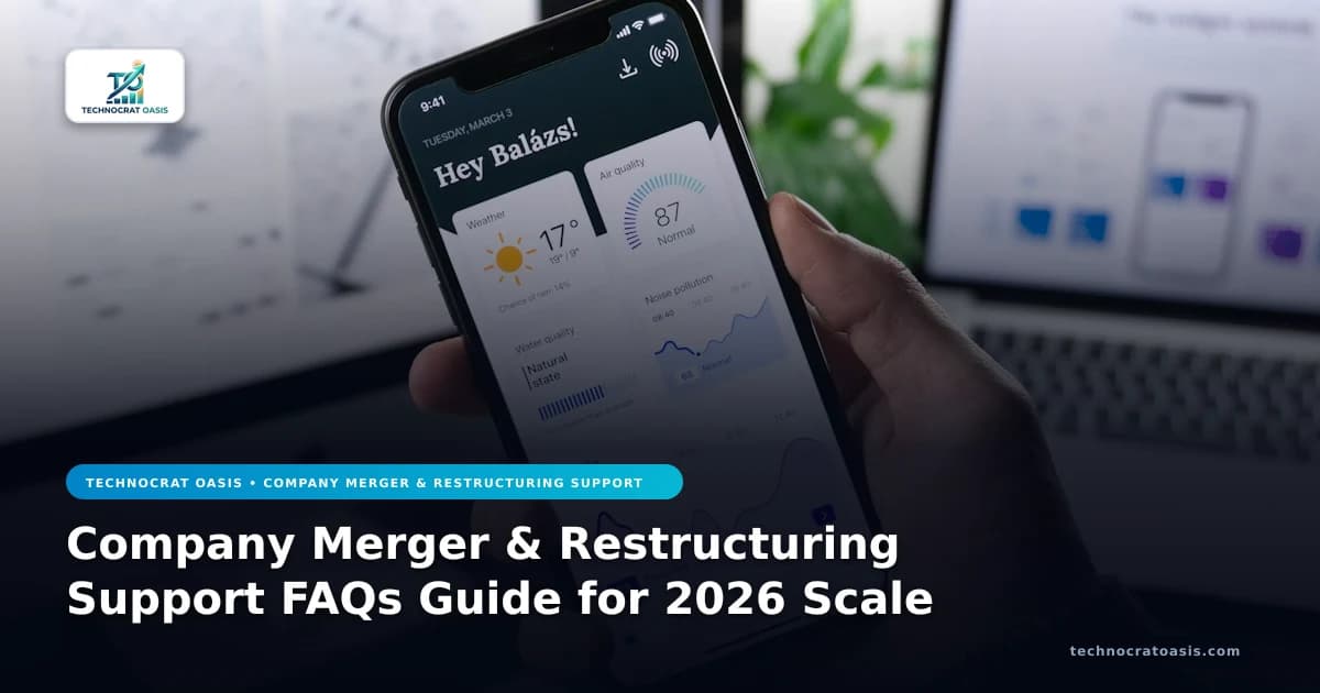 Company Merger & Restructuring Support FAQs Guide for 2026 Scale