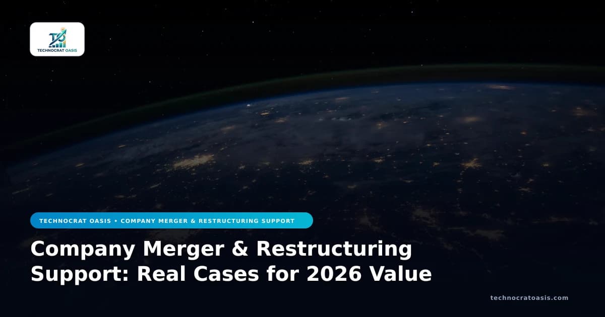 Company Merger & Restructuring Support: Real Cases for 2026 Value