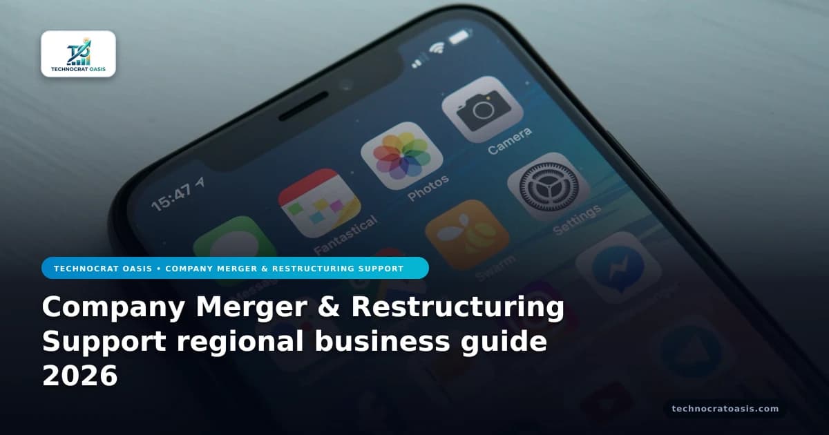 Company Merger & Restructuring Support regional business guide 2026