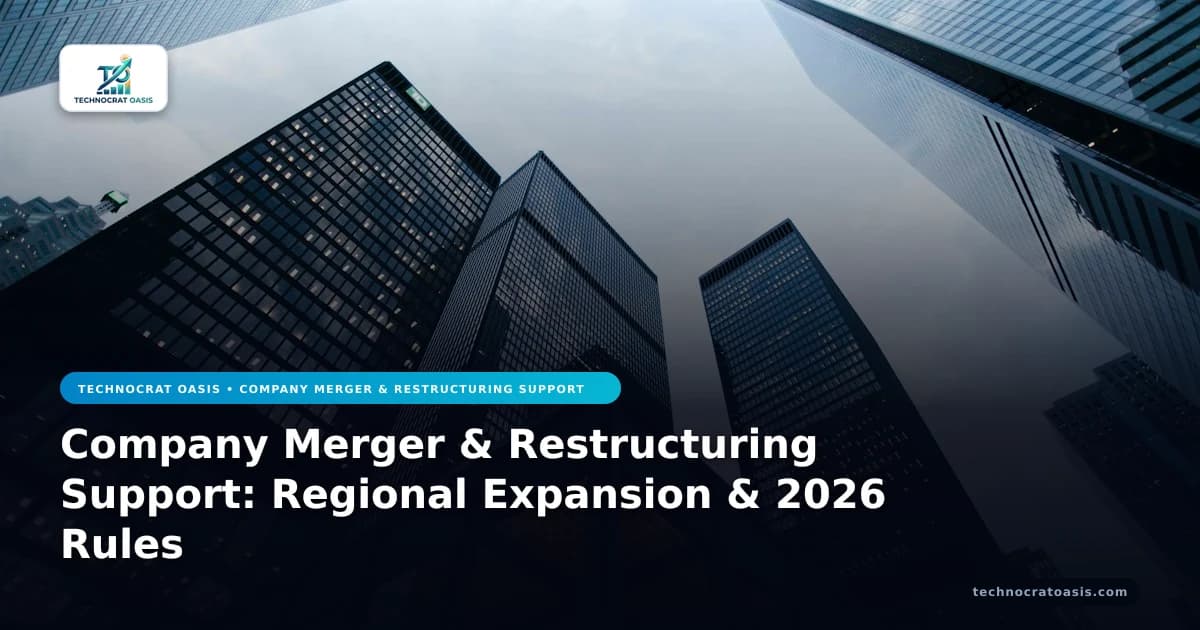 Company Merger & Restructuring Support: Regional Expansion & 2026 Rules