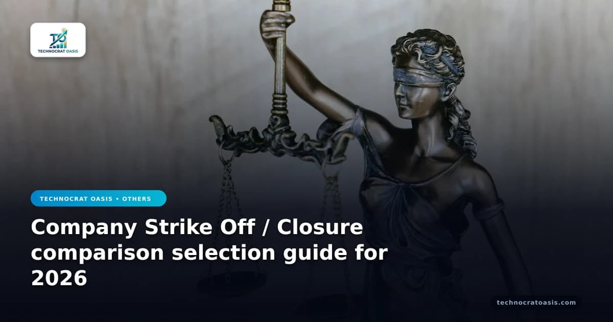 Company Strike Off / Closure comparison selection guide for 2026