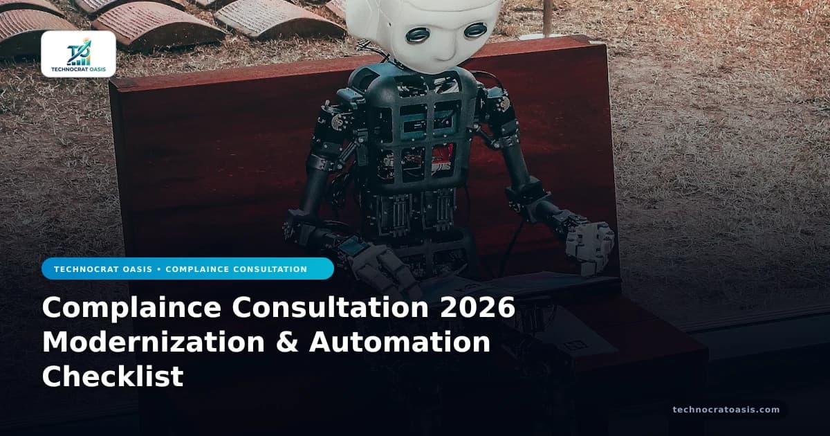 Complaince Consultation 2026 Modernization & Automation Checklist