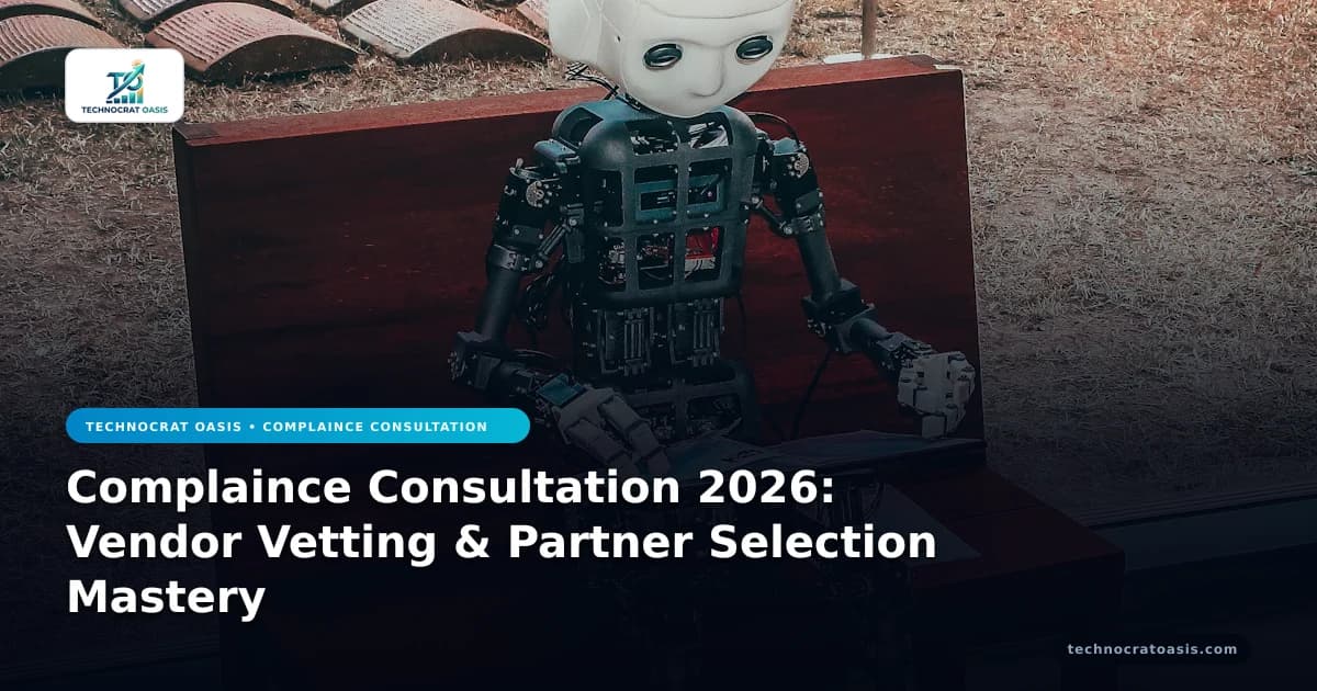 Complaince Consultation 2026: Vendor Vetting & Partner Selection Mastery