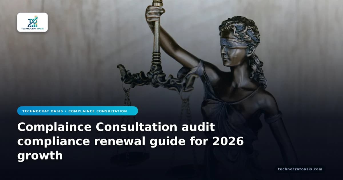 Complaince Consultation audit compliance renewal guide for 2026 growth