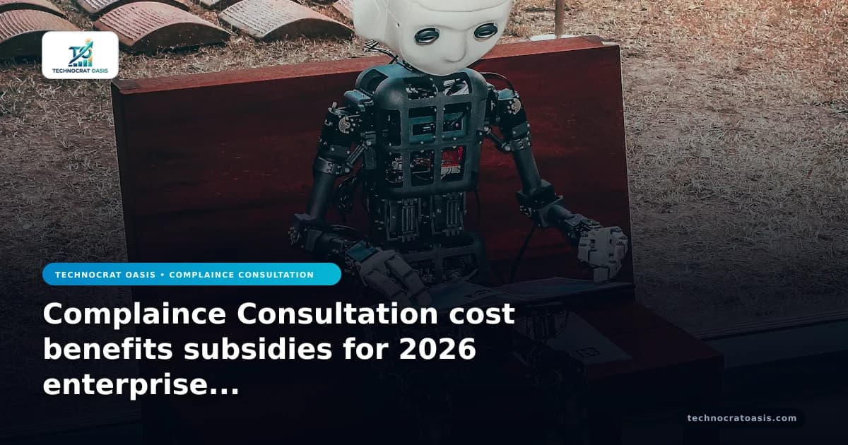Complaince Consultation cost benefits subsidies for 2026 enterprise ROI