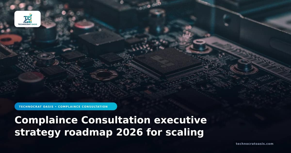 Complaince Consultation executive strategy roadmap 2026 for scaling