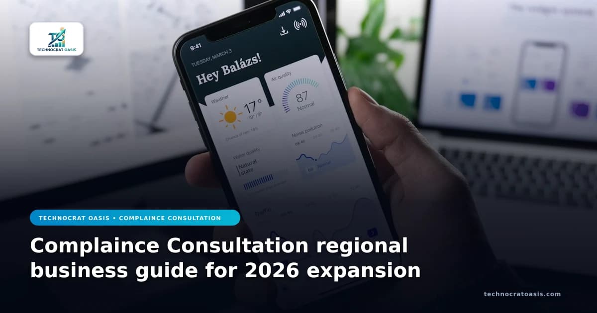 Complaince Consultation regional business guide for 2026 expansion