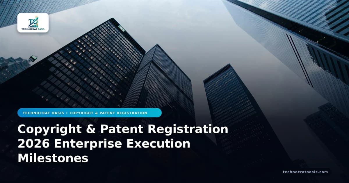 Copyright & Patent Registration 2026 Enterprise Execution Milestones