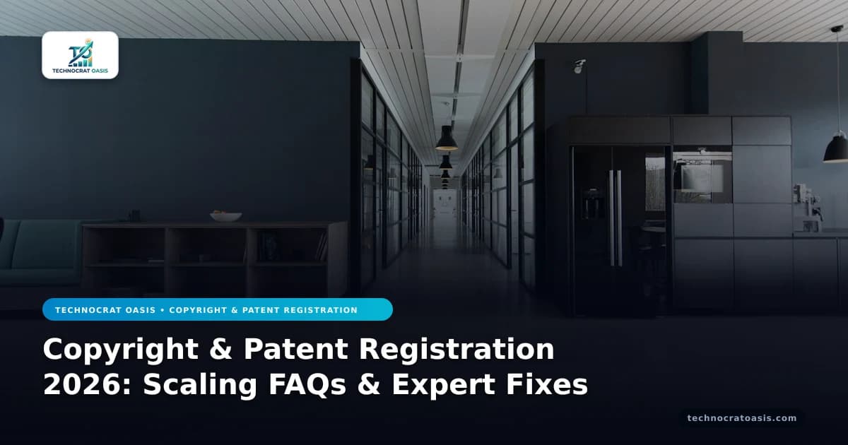 Copyright & Patent Registration 2026: Scaling FAQs & Expert Fixes
