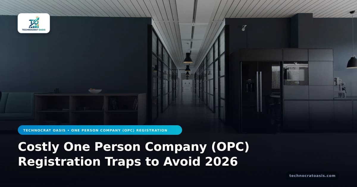 Costly One Person Company (OPC) Registration Traps to Avoid 2026